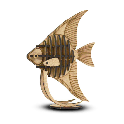 پازل سه بعدی چوبی ماهی